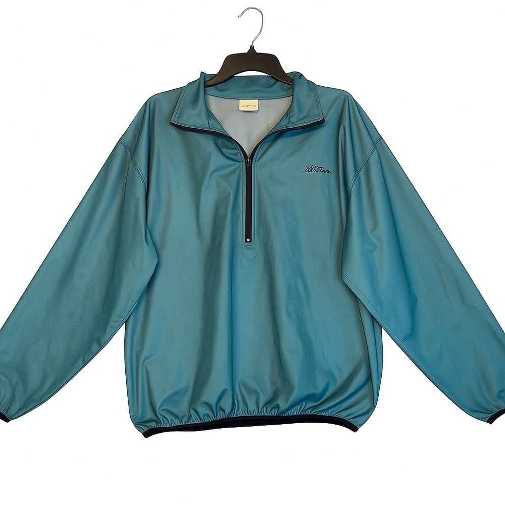 Vintage LL Bean Womens Green wind stopper Gore  Pullover Windbreaker size L